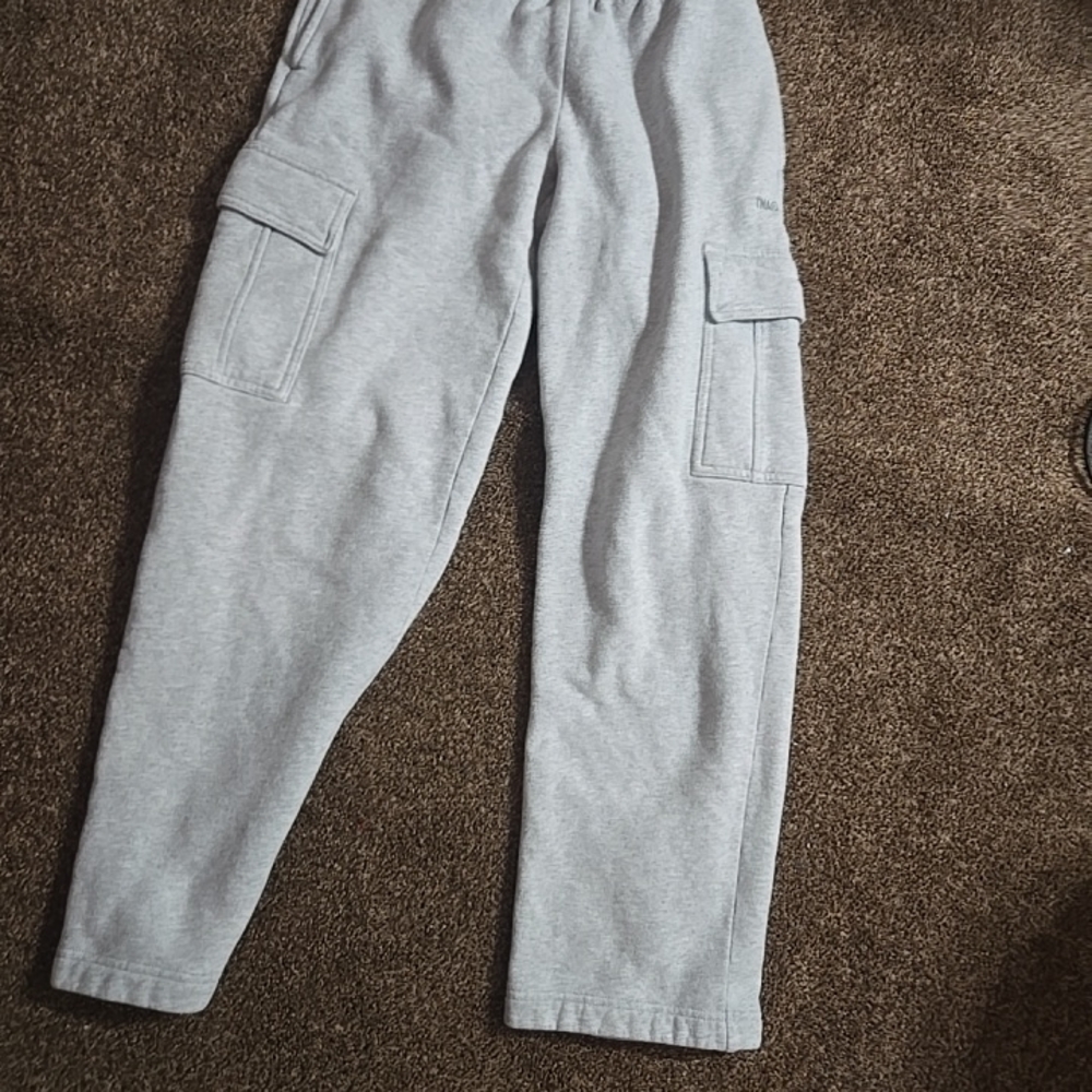 TNA Light Gray Cargo Pants for Men